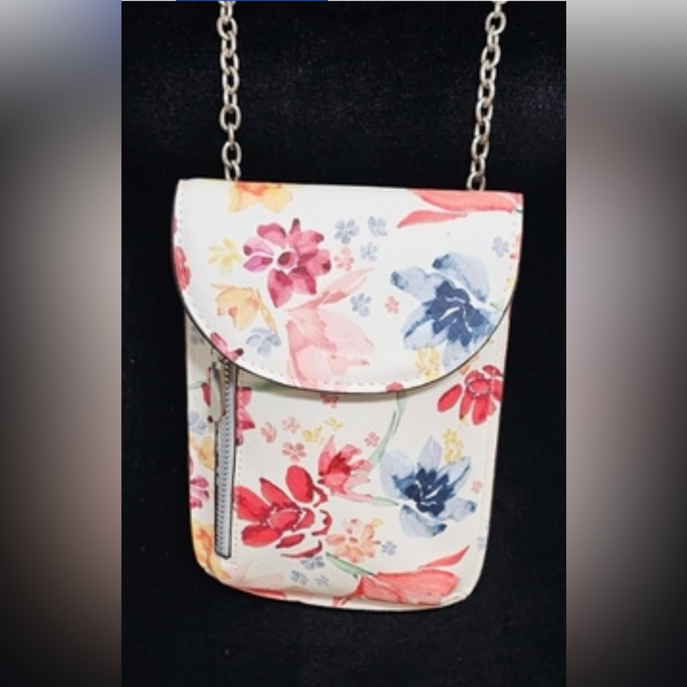 Safe keeper Floral Print Crossbody Bag with Chain Strap